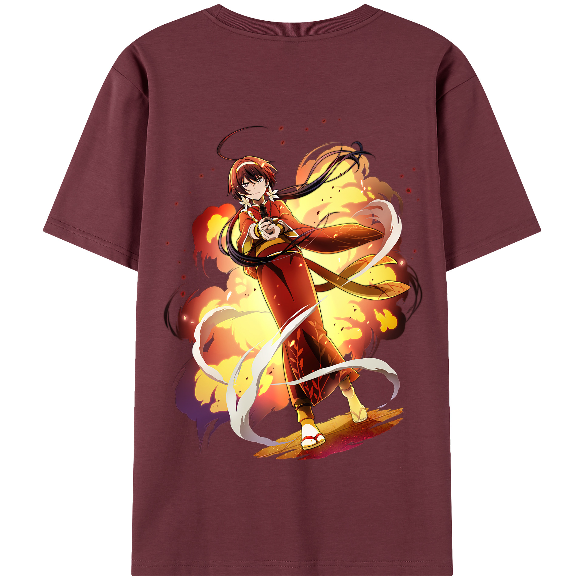 （画像用） 文豪ストレイドッグス Bungo Stray Dogs 綿100％半袖Tシャツ（背面プリント）